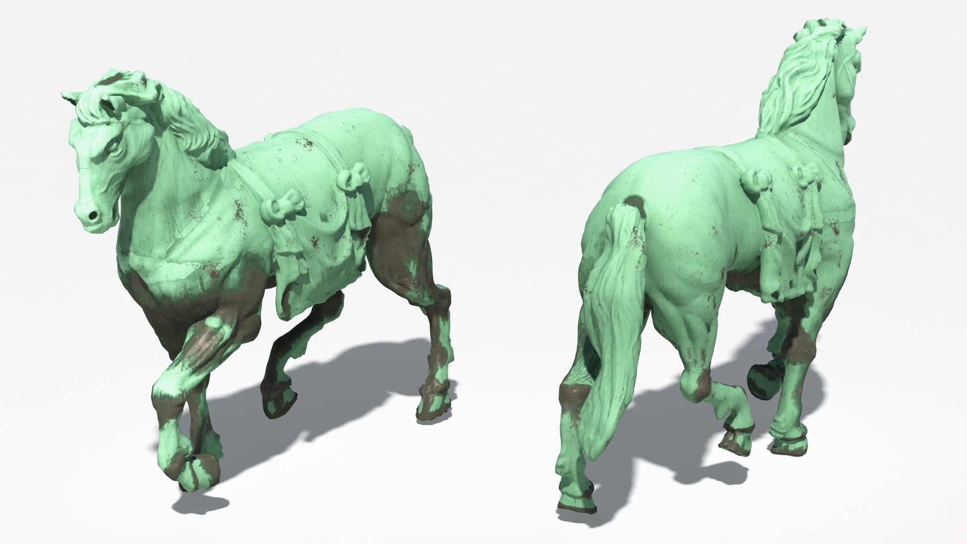 Horse Statue 3D