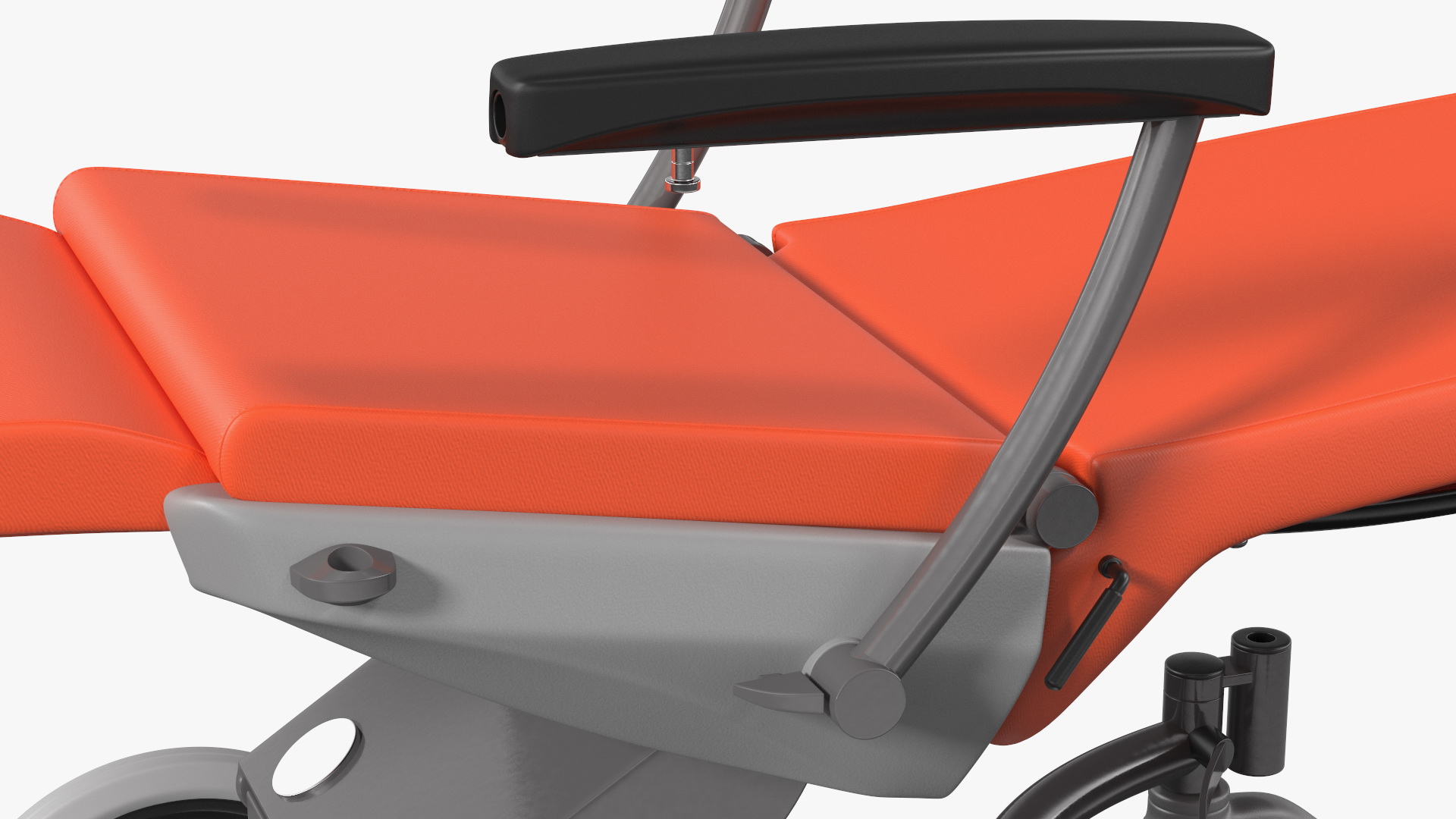 3D model SELLA Transport Chair Unfolded