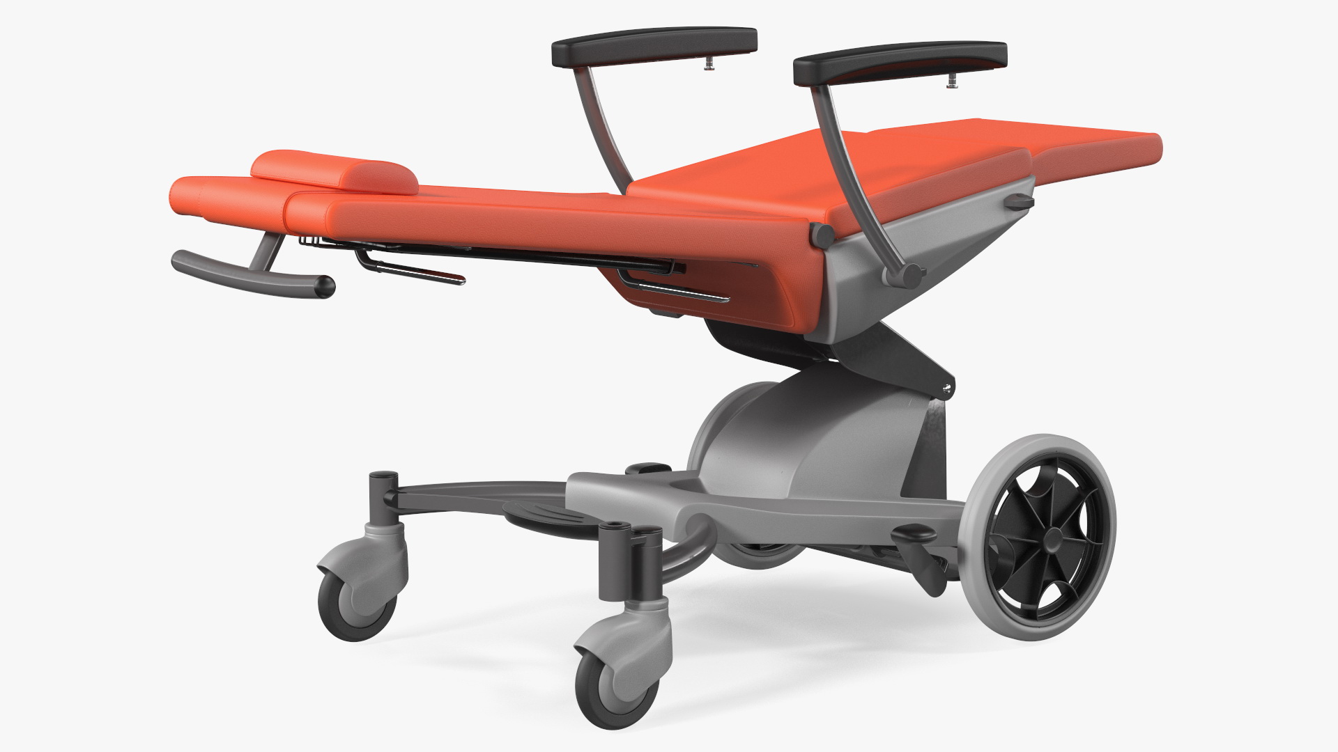 3D model SELLA Transport Chair Unfolded