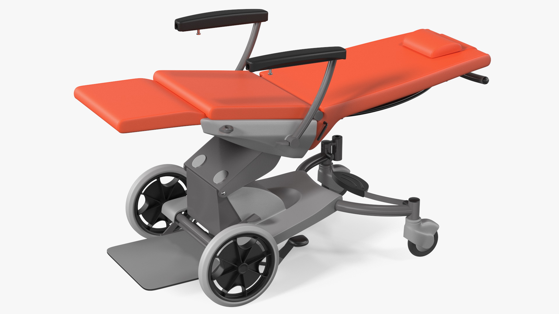 3D model SELLA Transport Chair Unfolded