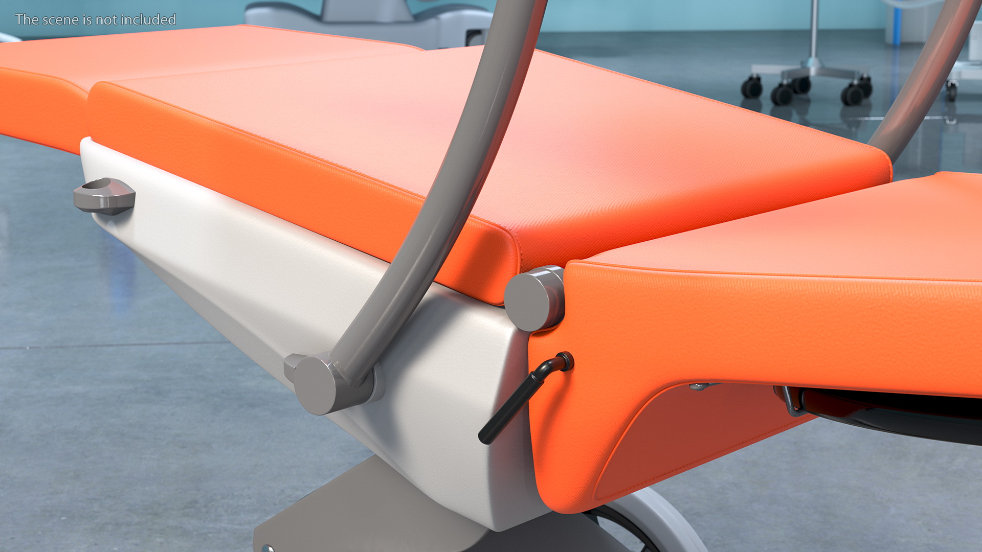 3D model SELLA Transport Chair Unfolded