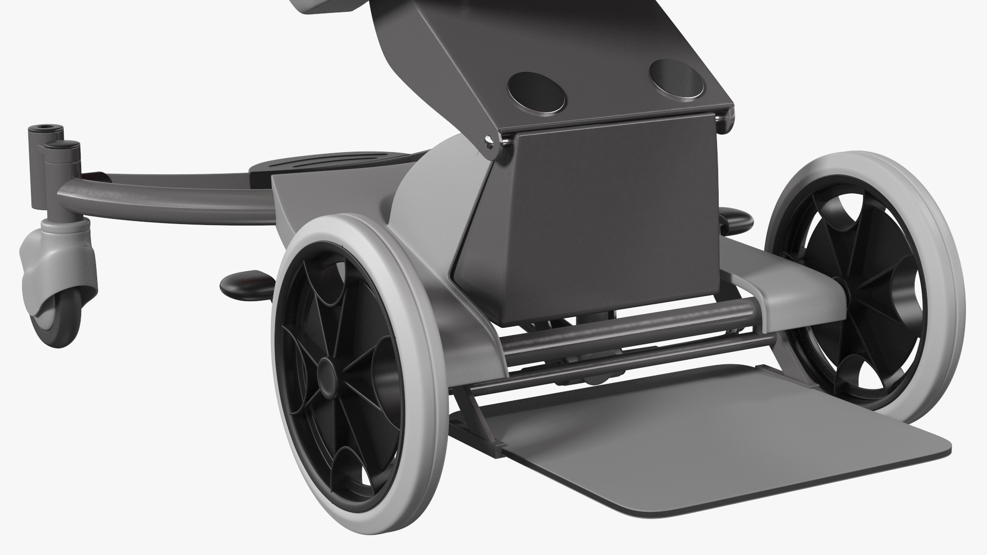 3D model SELLA Transport Chair Unfolded