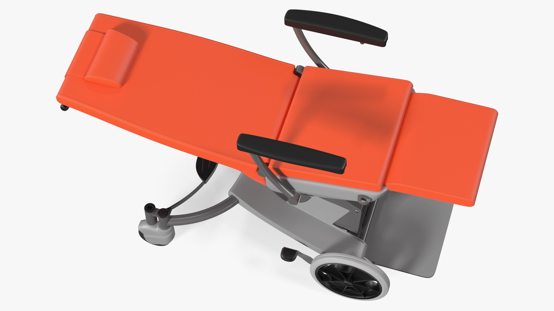 3D model SELLA Transport Chair Unfolded