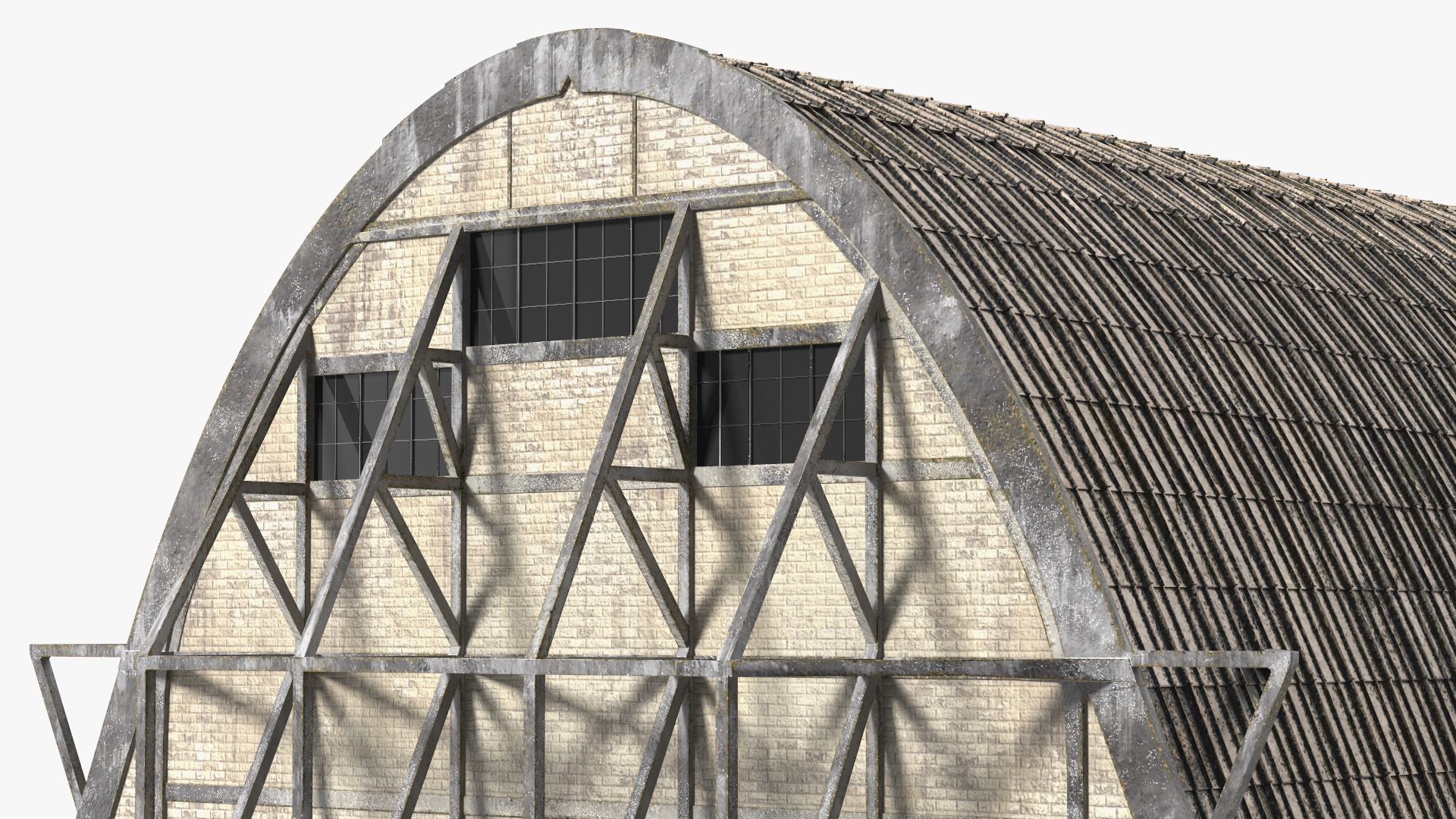 Old Zeppelin Hangar 3D model