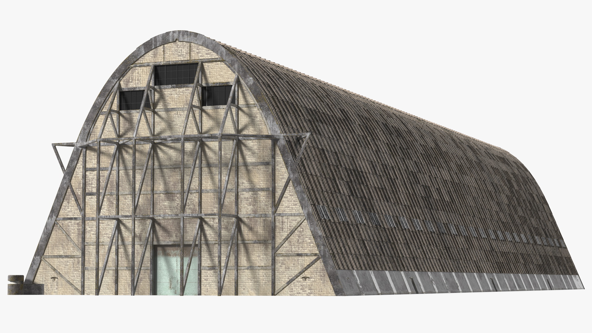 Old Zeppelin Hangar 3D model