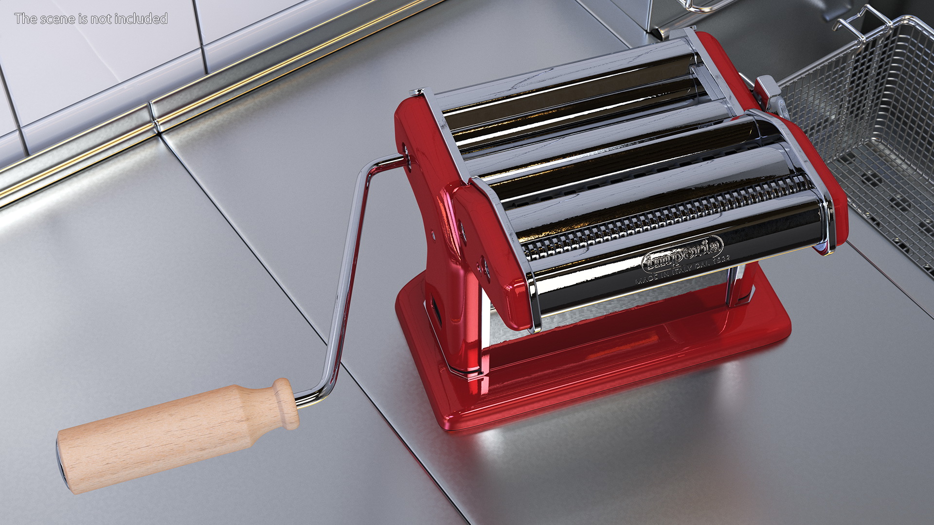 3D Imperia Pasta Maker Machine Red