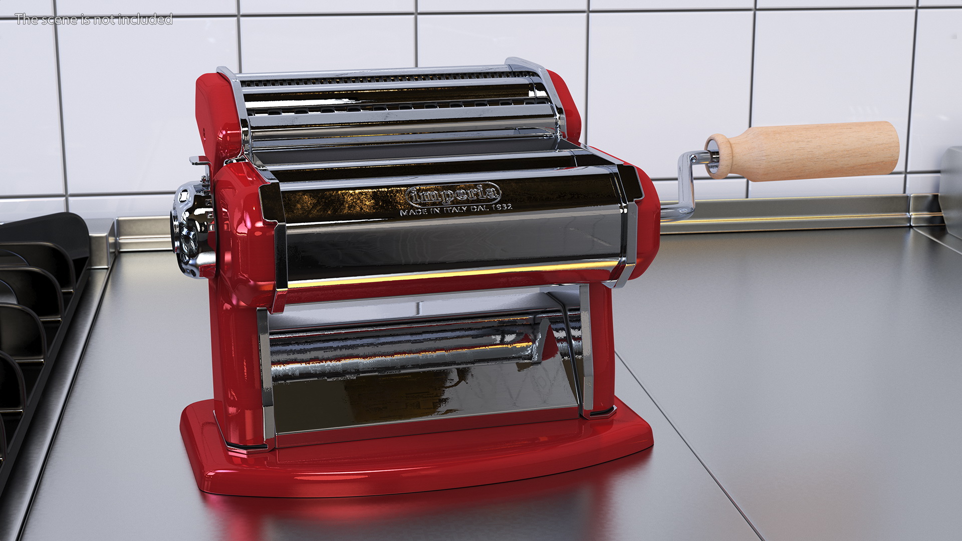 3D Imperia Pasta Maker Machine Red