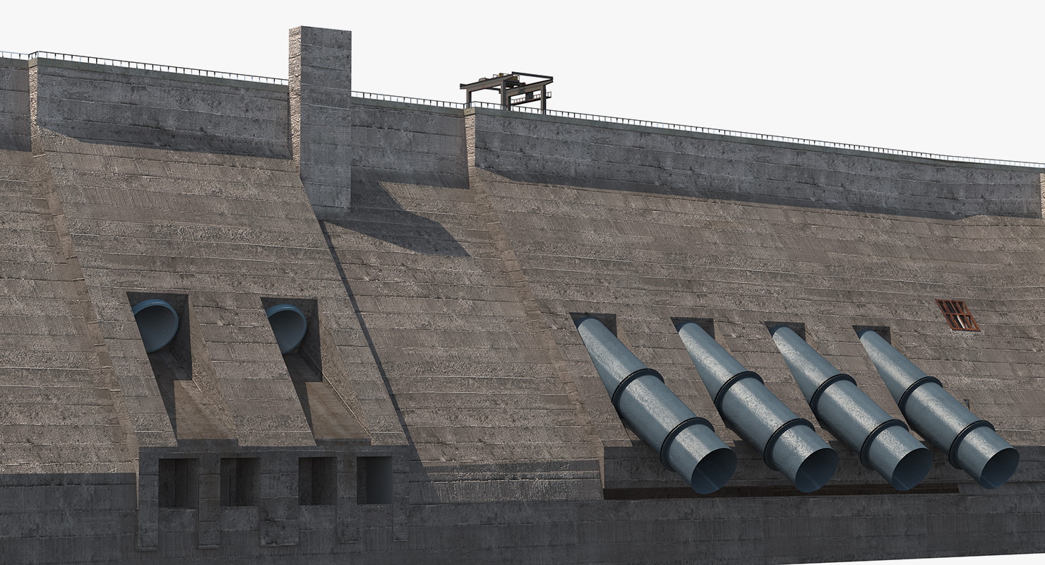 Dam 3D model