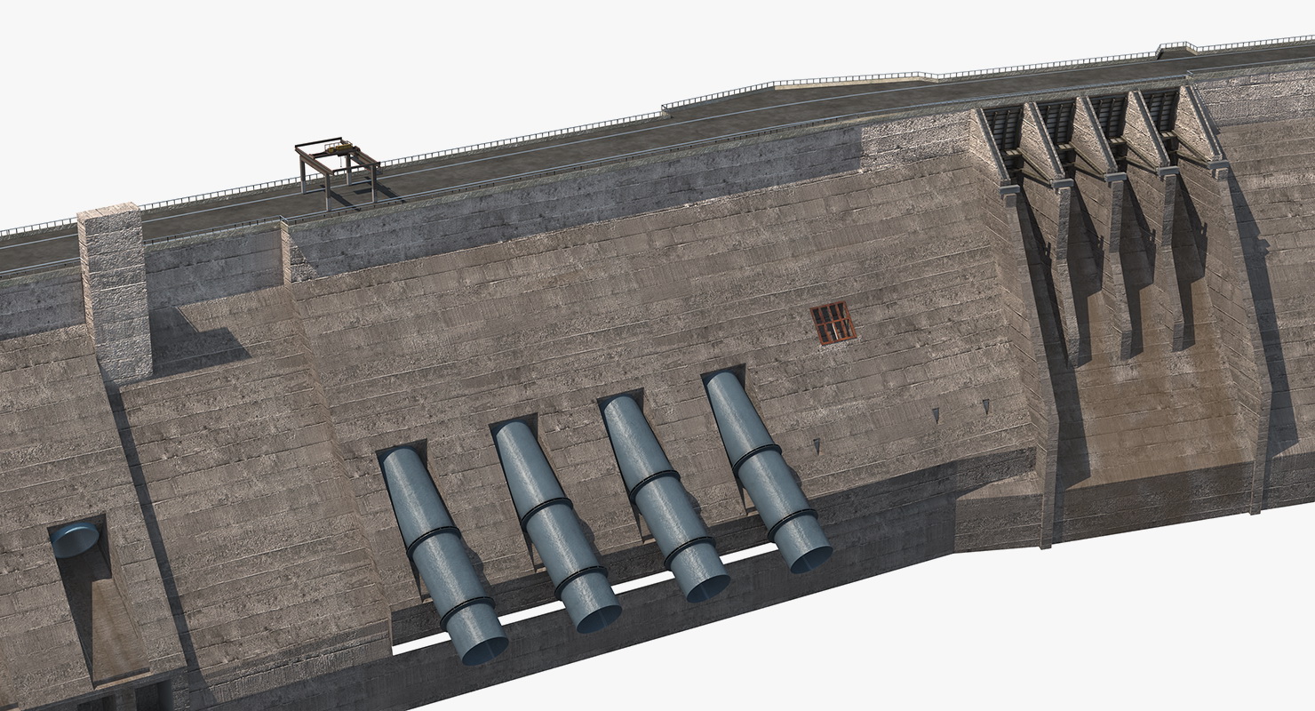 Dam 3D model