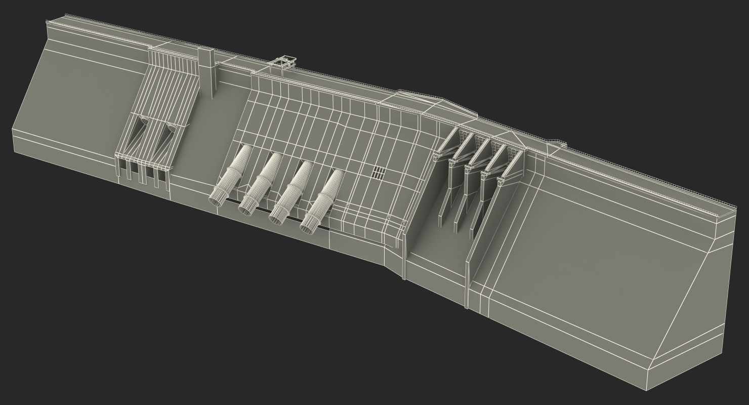 Dam 3D model