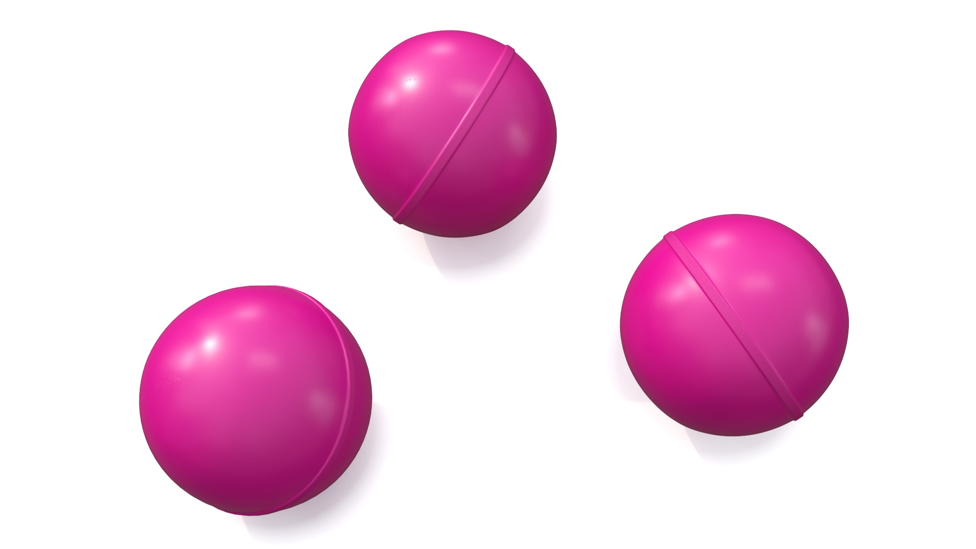 Jumpy Rubber Ball Purple 3D model