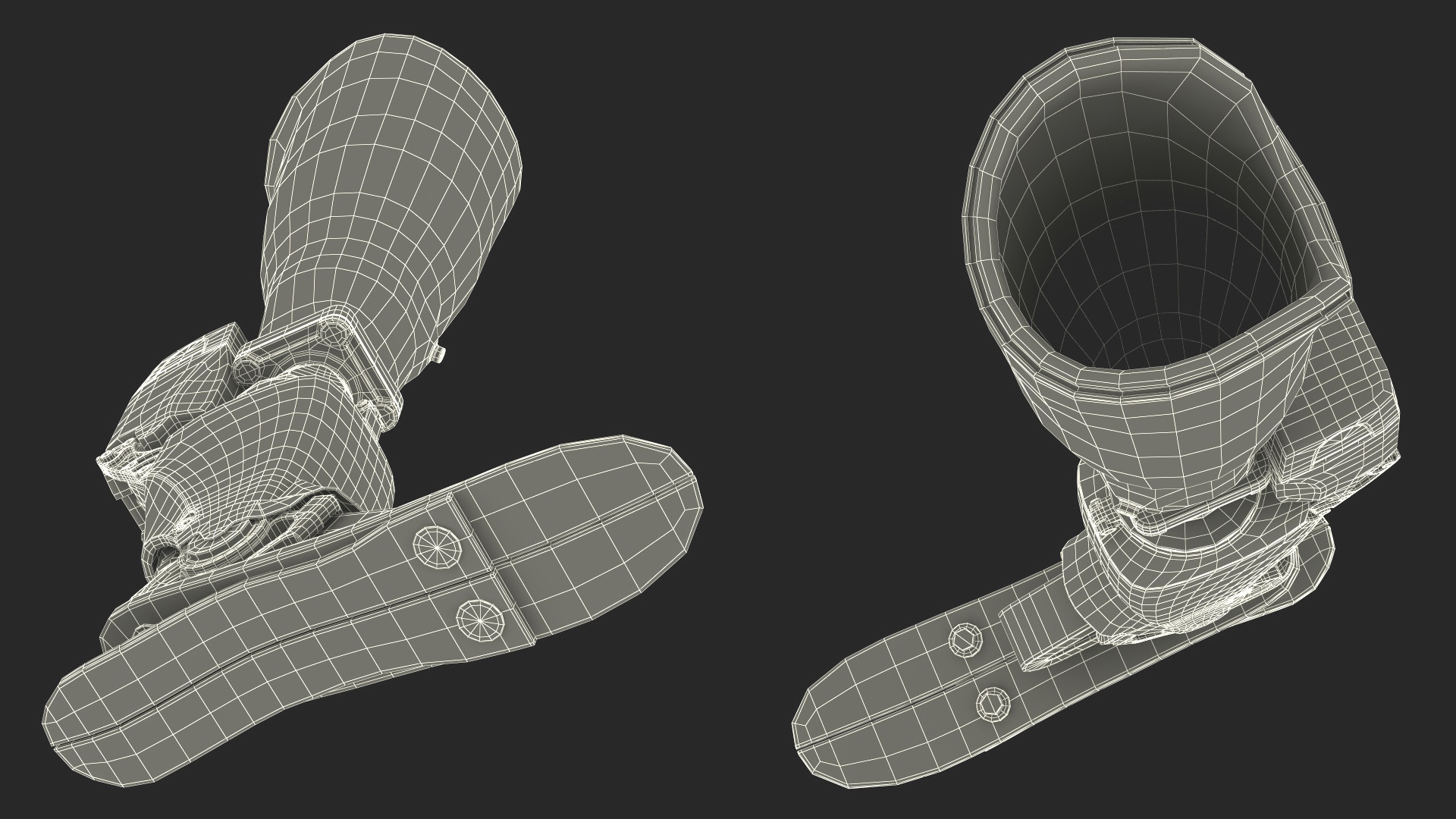 3D Prosthetic Leg Rigged