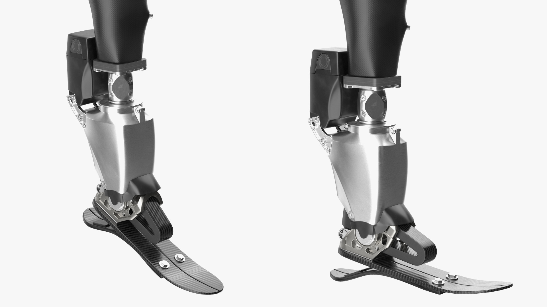 3D Prosthetic Leg Rigged