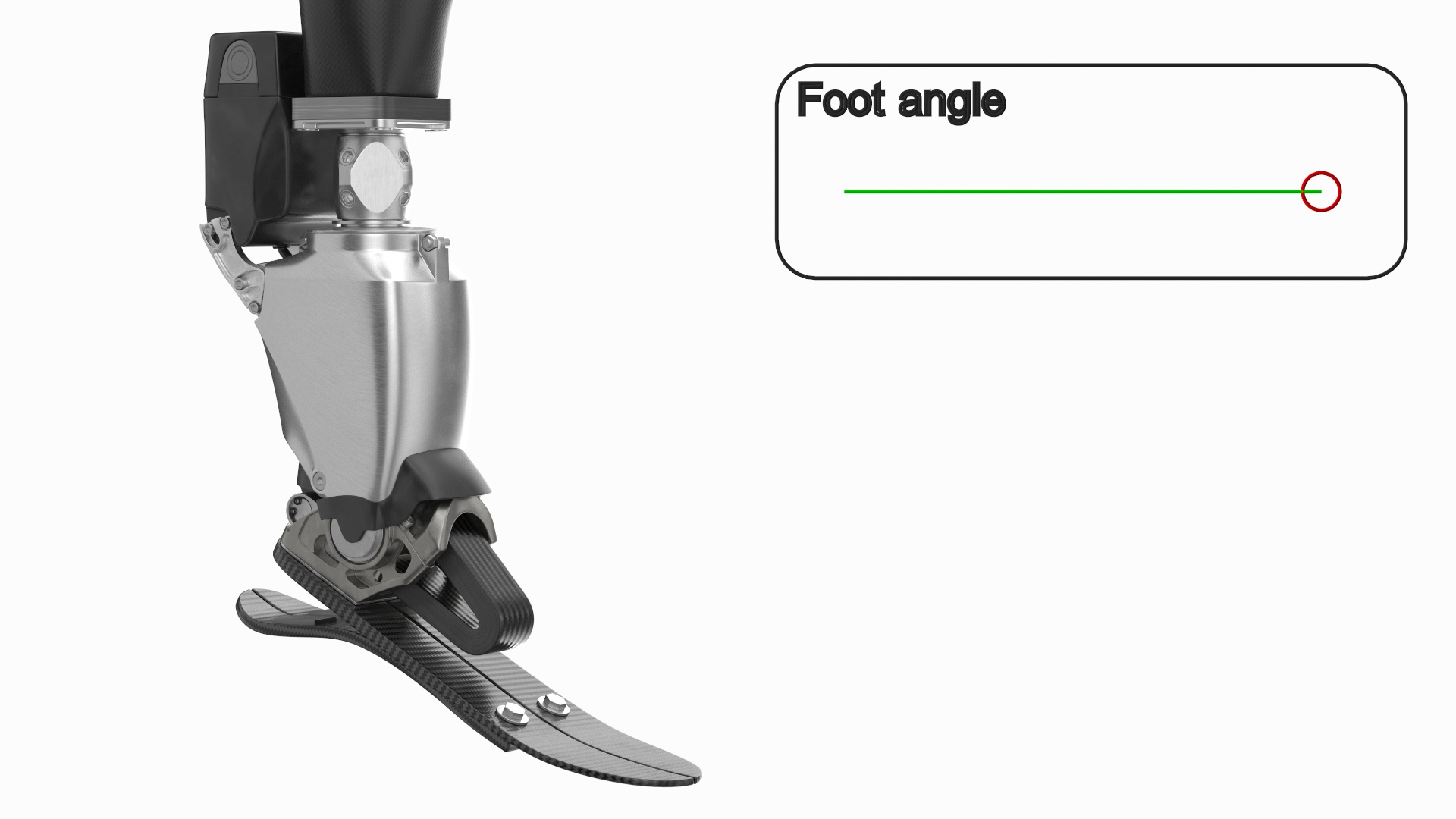 3D Prosthetic Leg Rigged