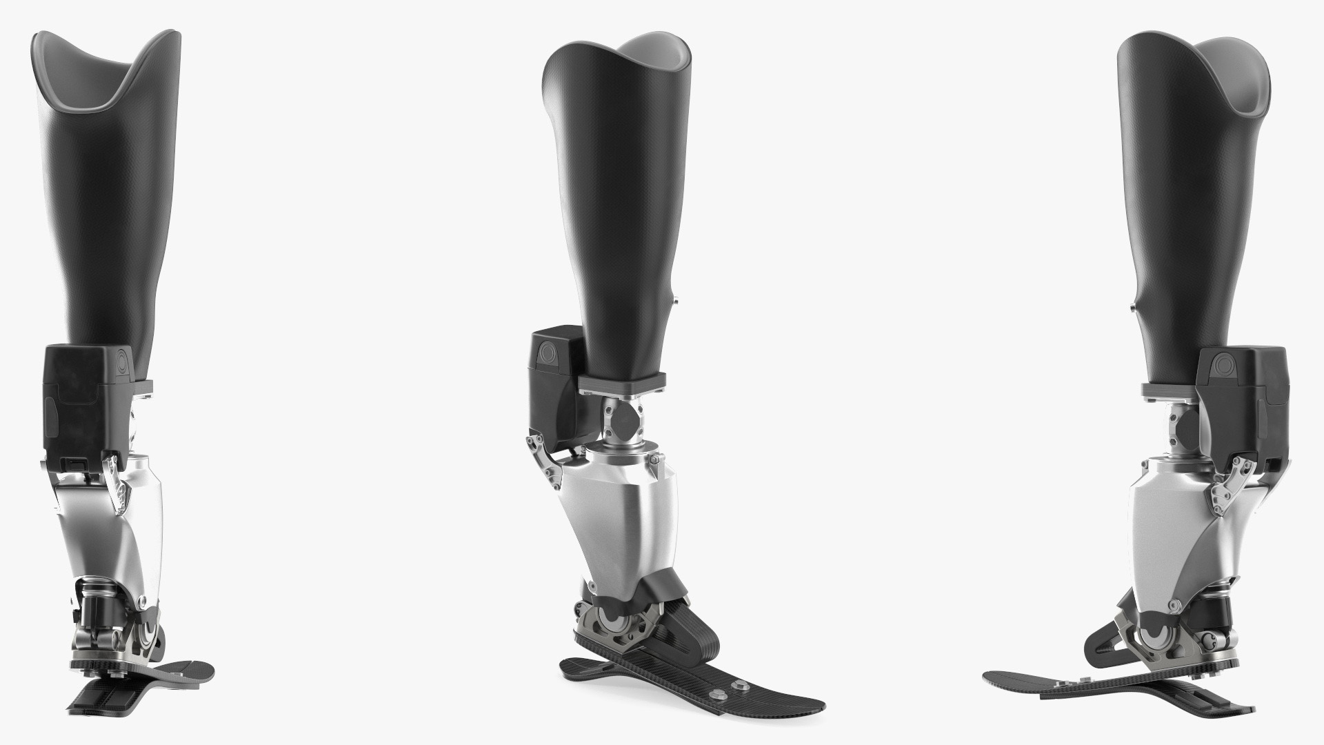 3D Prosthetic Leg Rigged