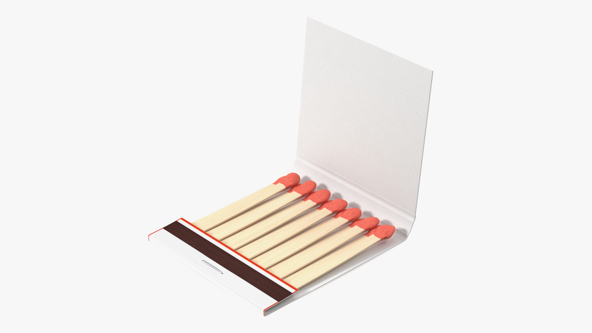 3D model MatchBook Cover Open