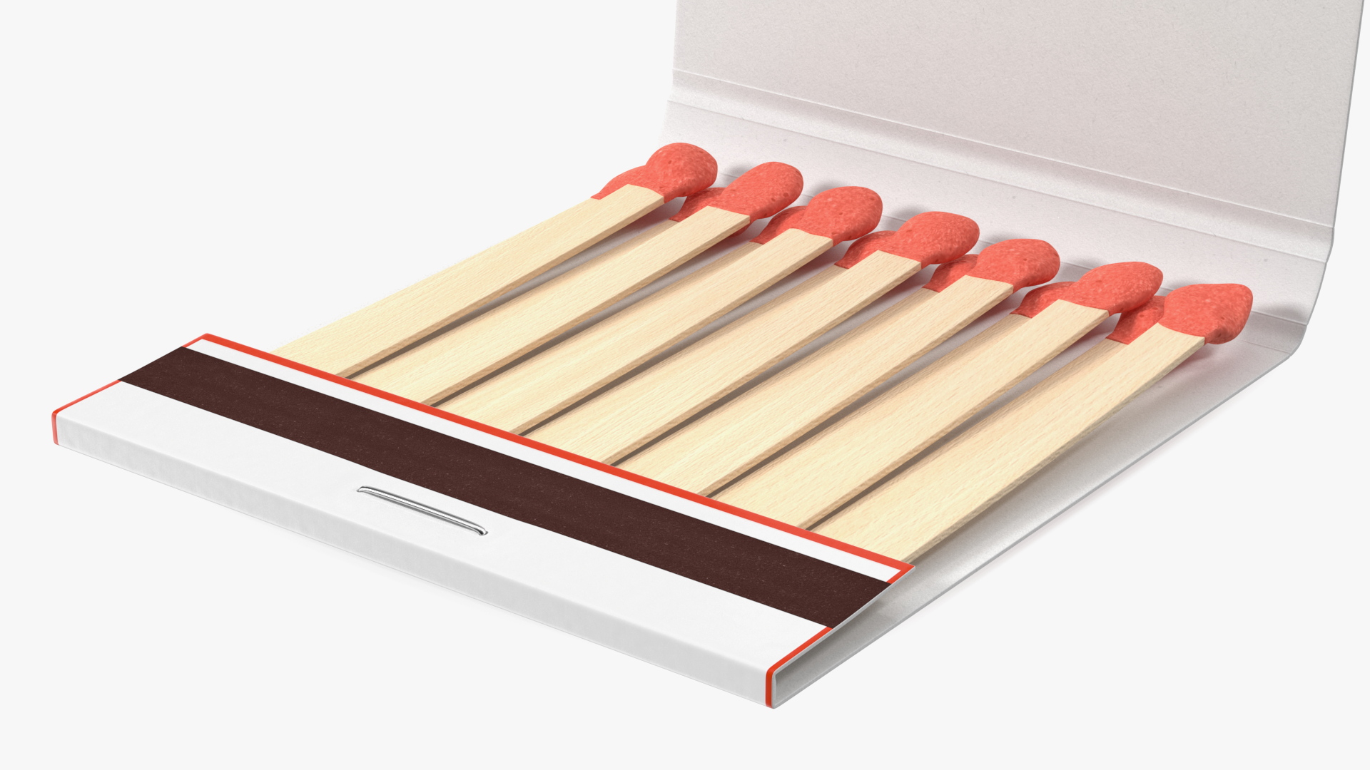 3D model MatchBook Cover Open