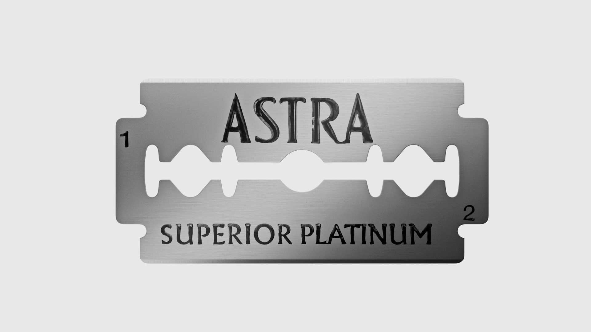 Razor Blade Astra 3D