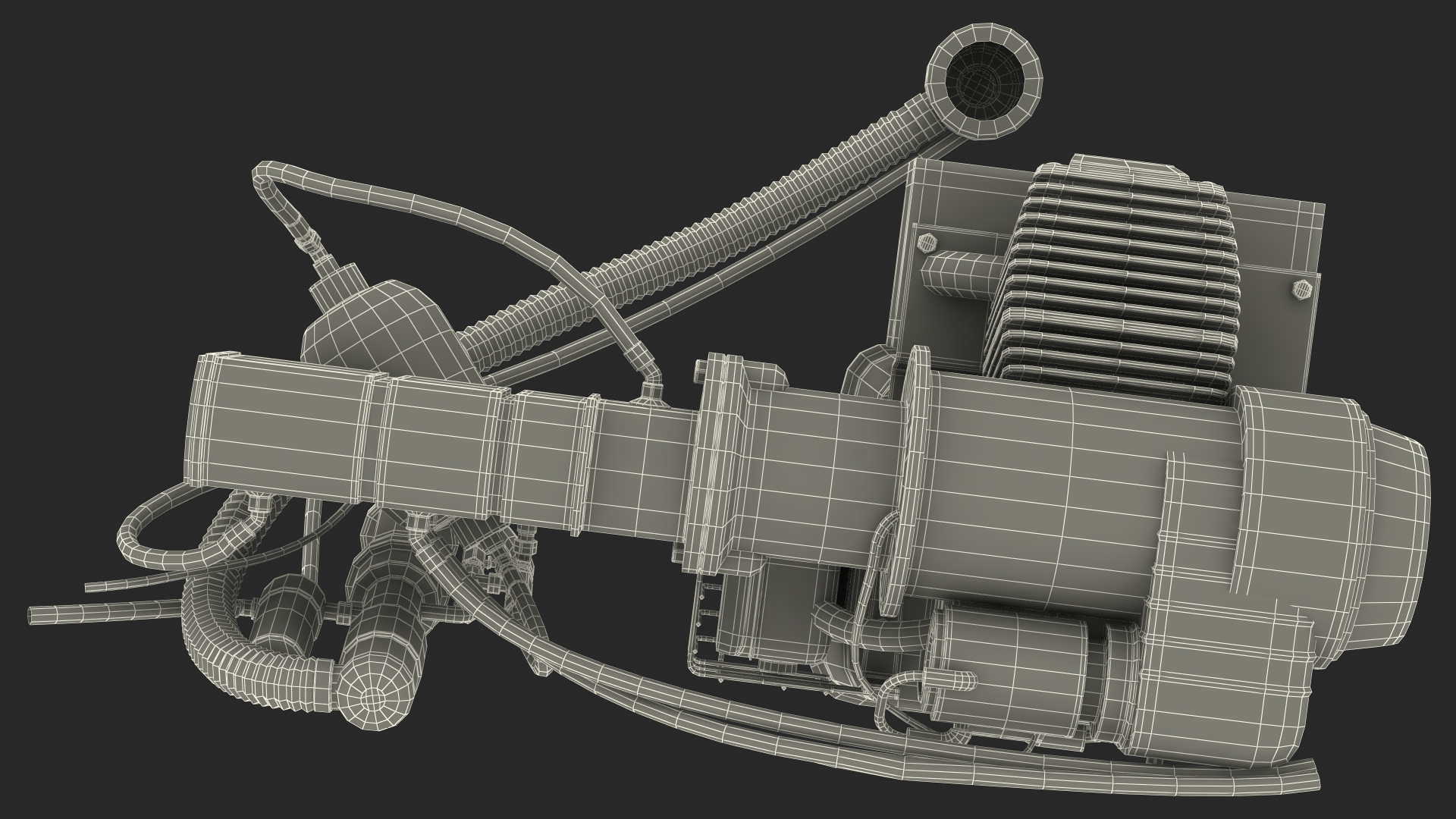 Compact Engine 3D model