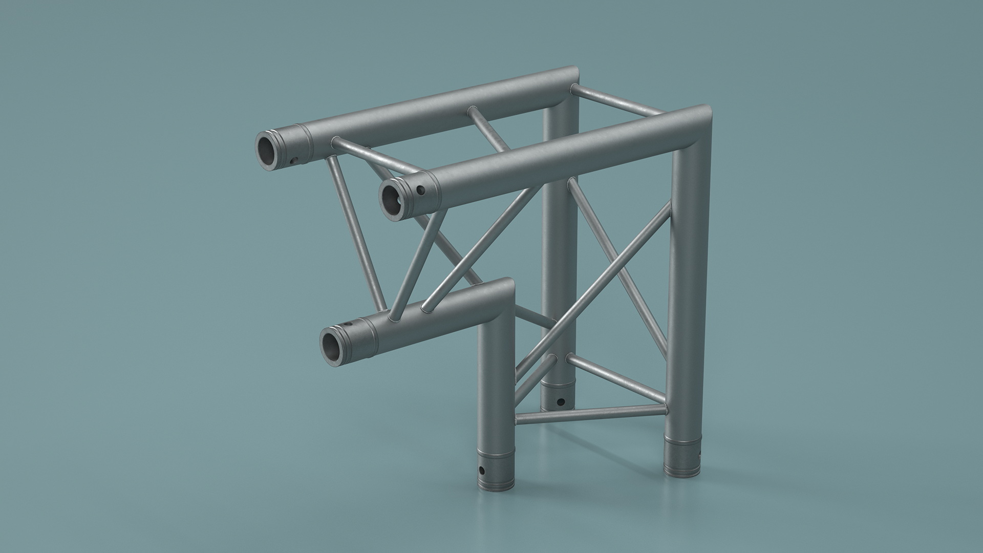 3D model Industrial Triangular Truss Modular