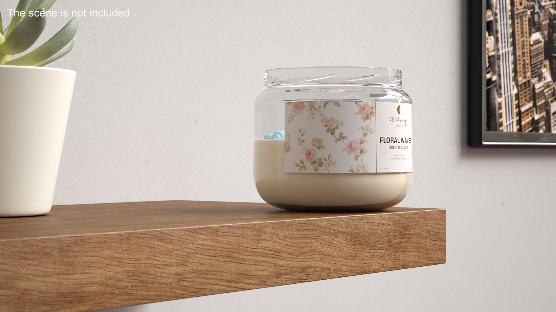 3D Jar Candle ReStory Open model