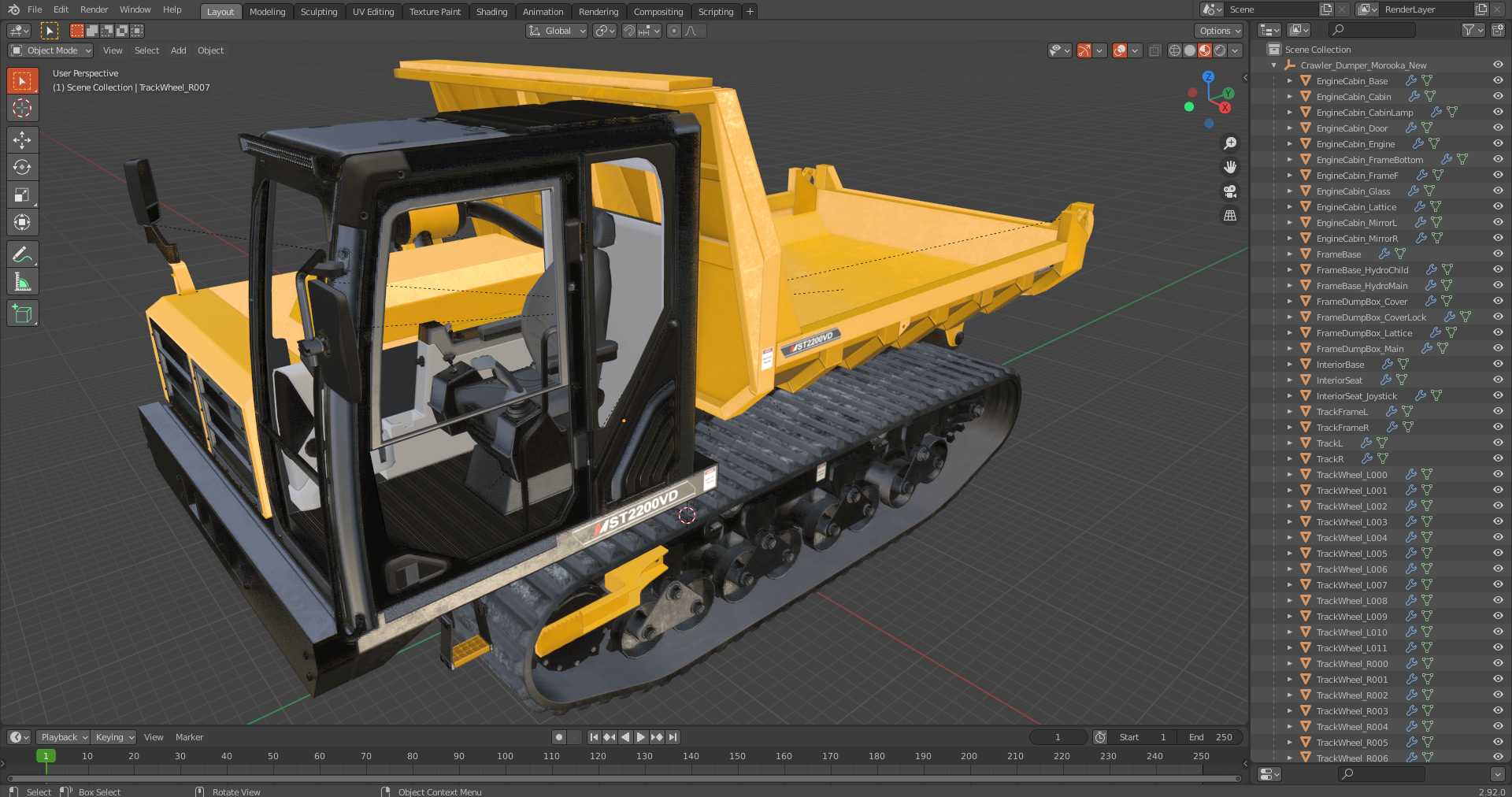 3D Crawler Dumper Morooka New