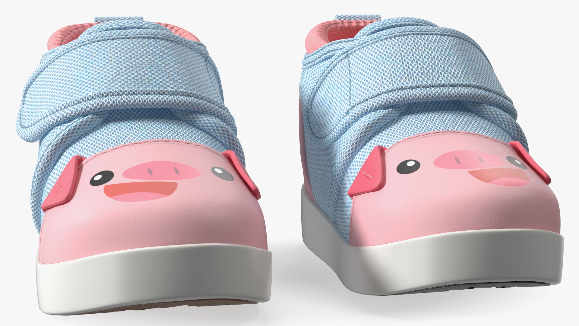 Cute Pig Kids Shoes 3D model