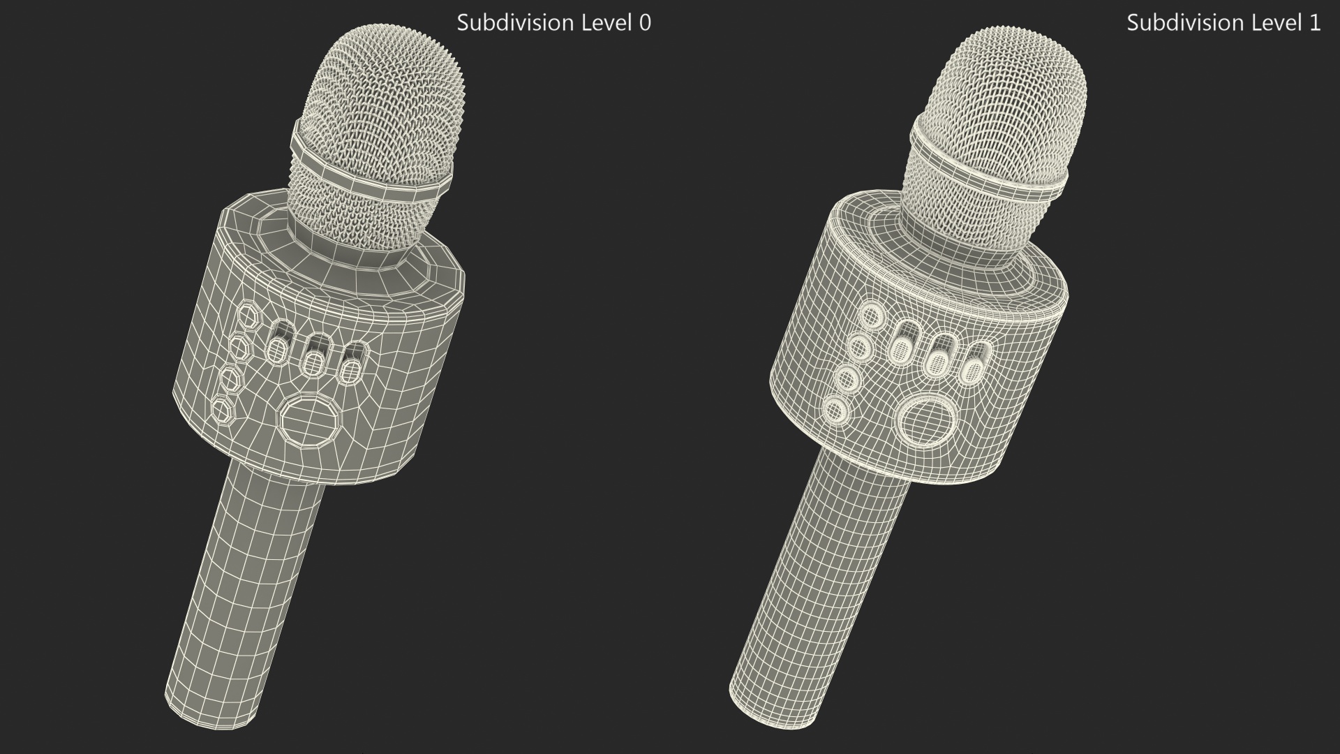 3D model Karaoke Portable Bluetooth Mic