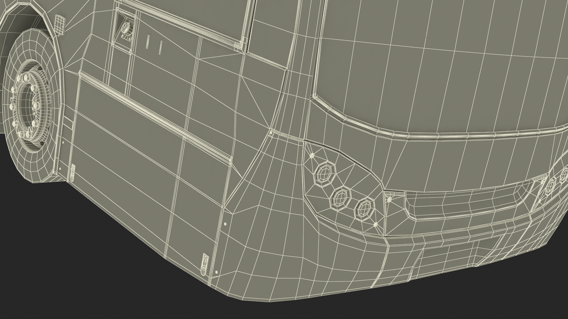 3D London Double Decker Bus Enviro 400 Simple Interior