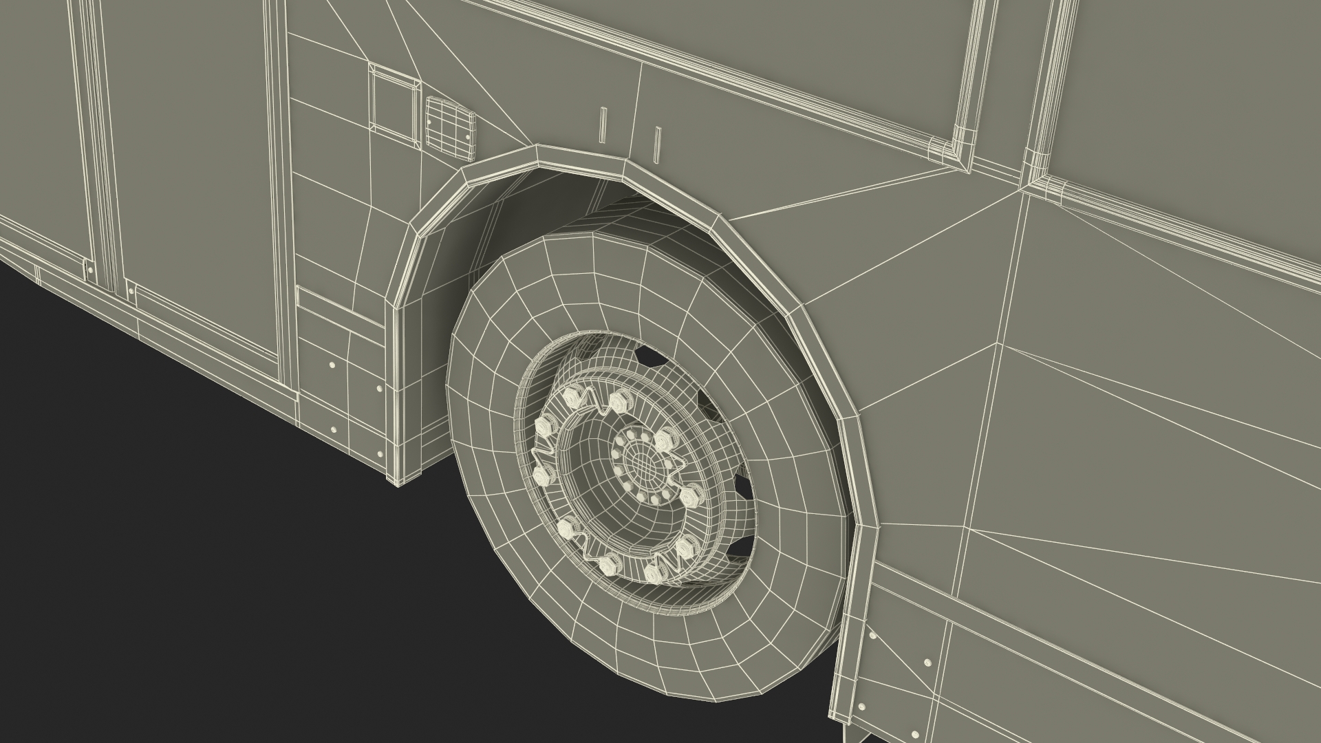 3D London Double Decker Bus Enviro 400 Simple Interior