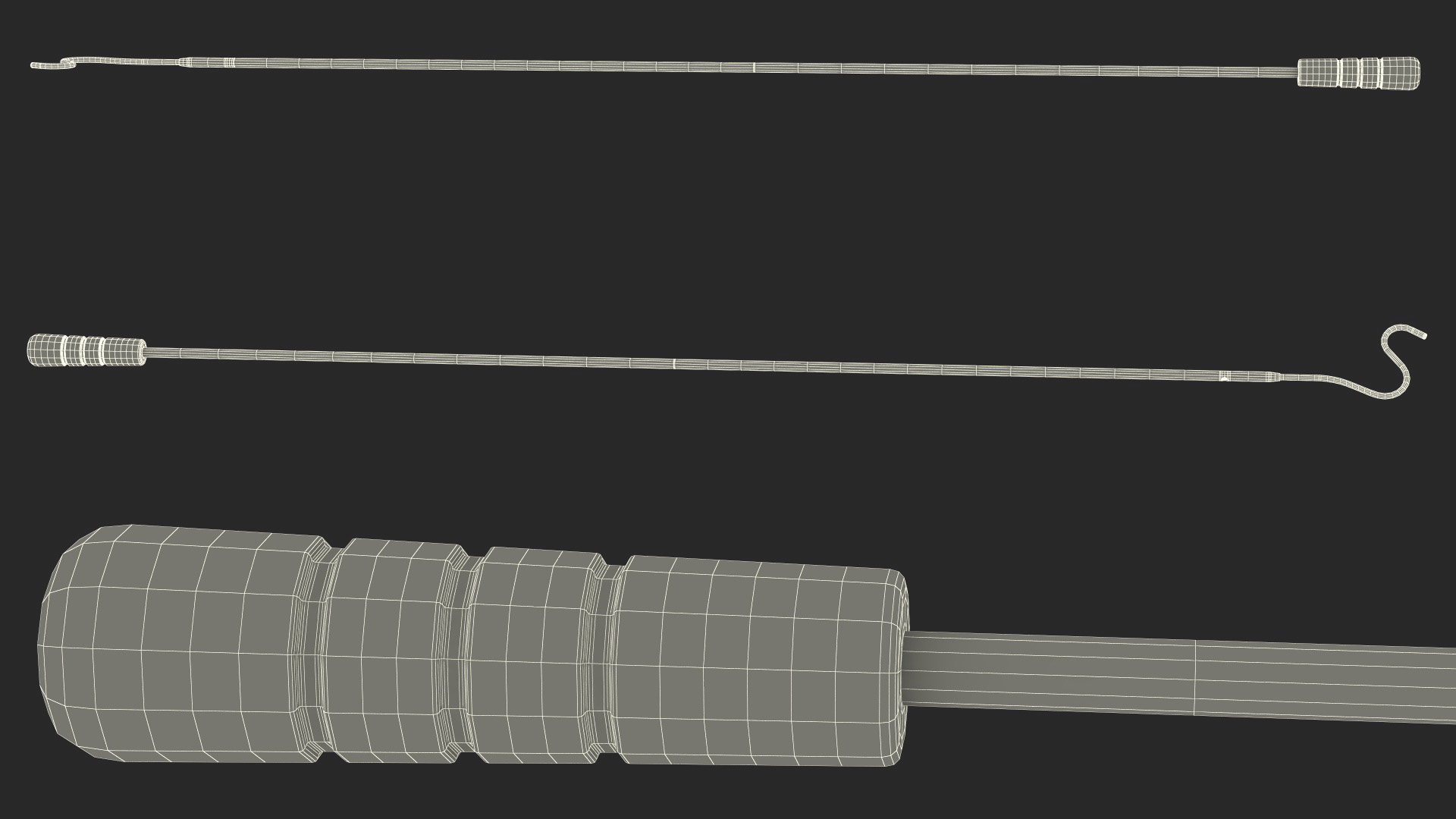 3D model Retriever Pole Extra Long