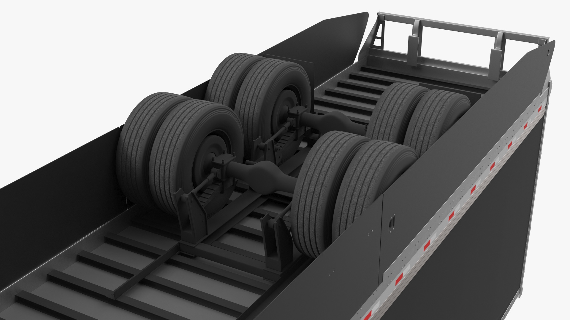 Trailer for Modern Truck 3D model