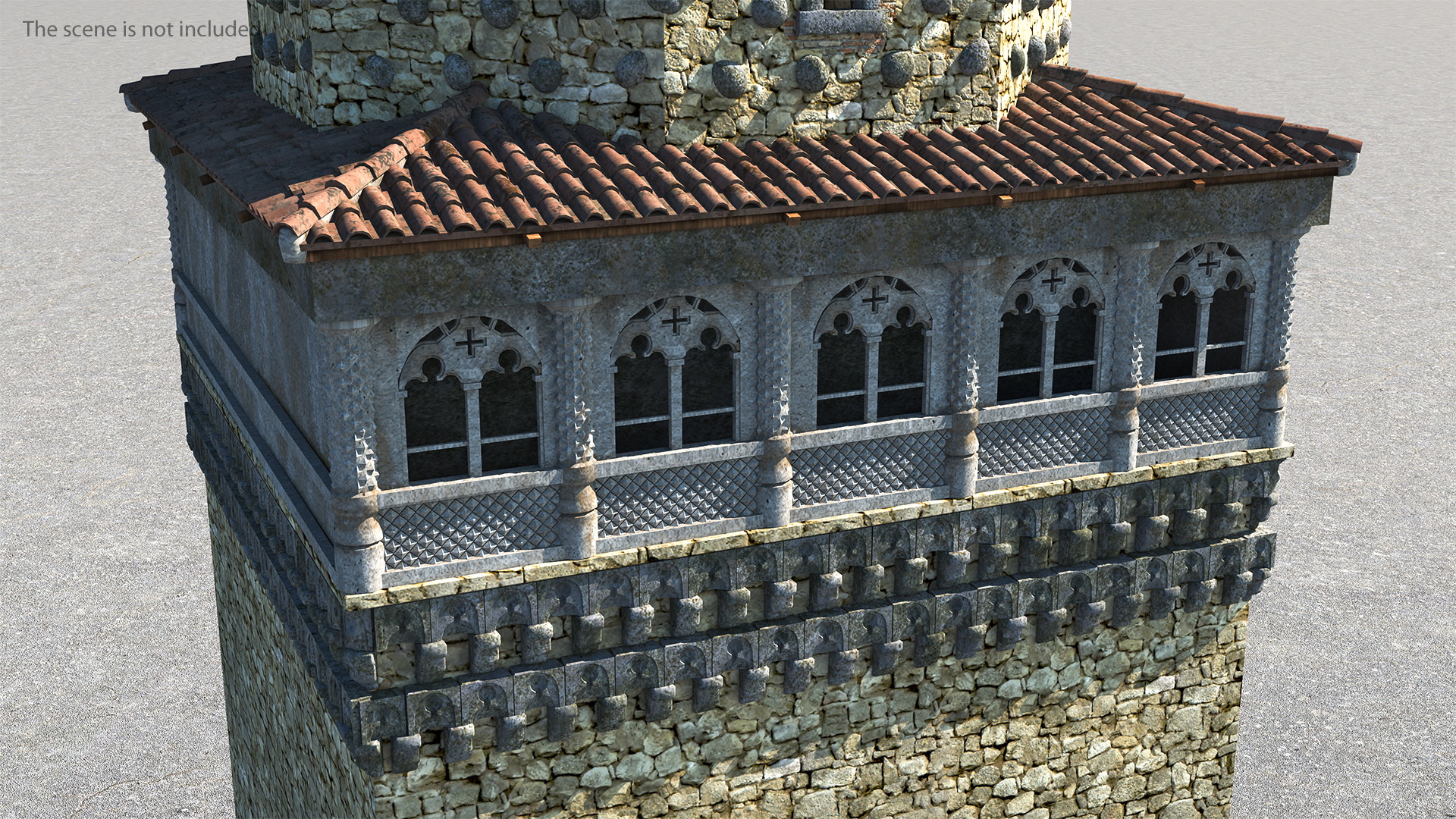 Medieval Watchtower 3D model