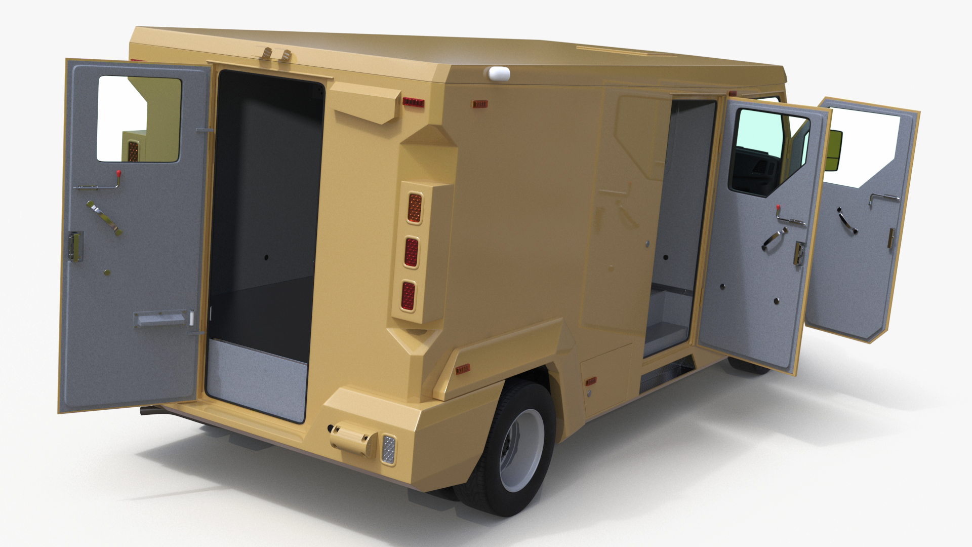 Armored Transport Car Sandy 3D