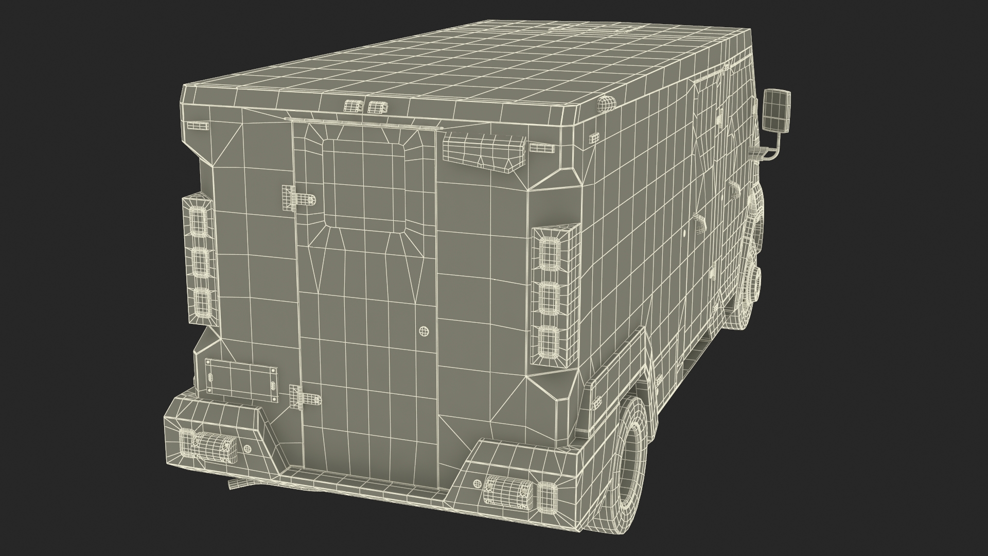 Armored Transport Car Sandy 3D