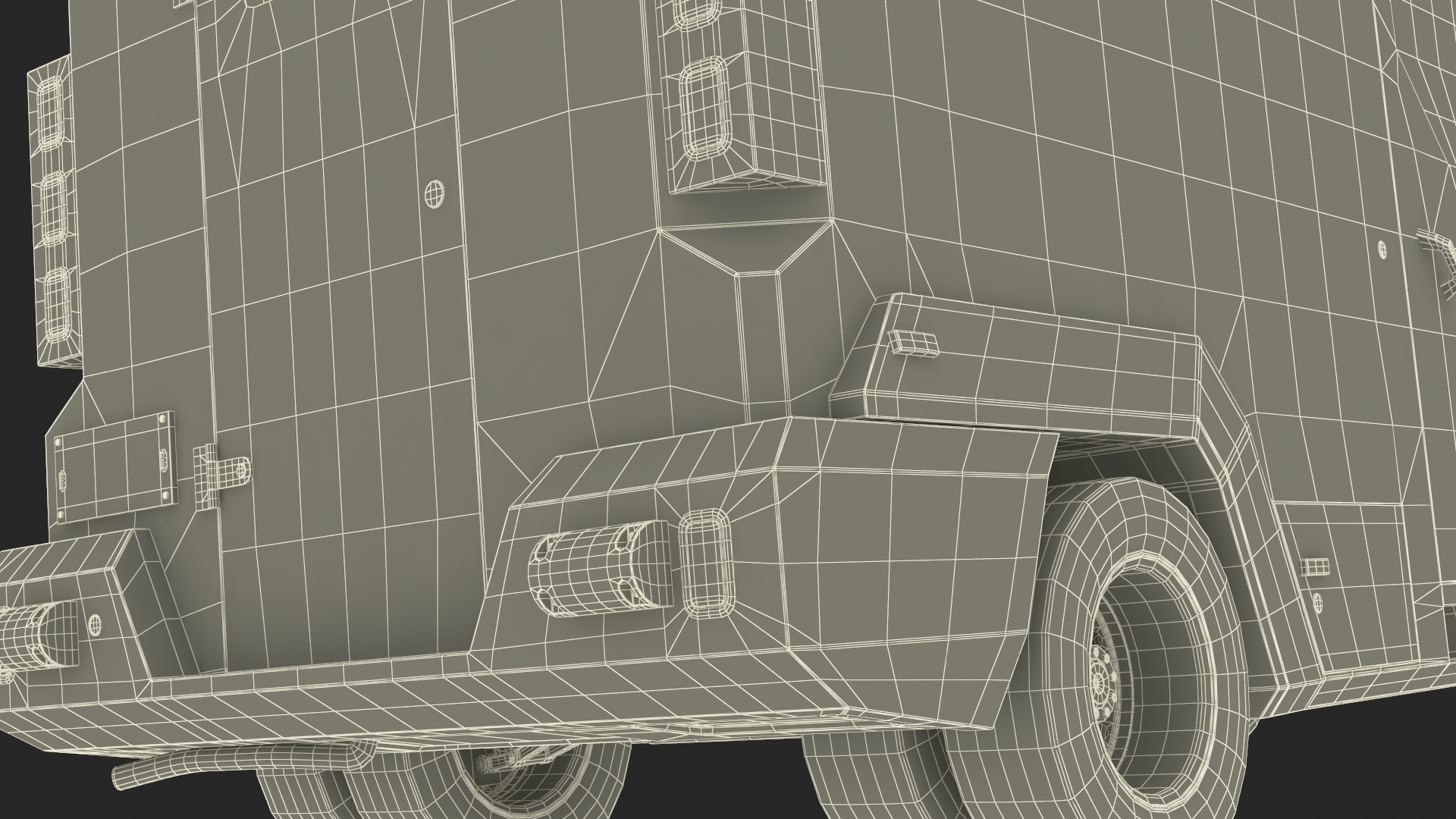 Armored Transport Car Sandy 3D