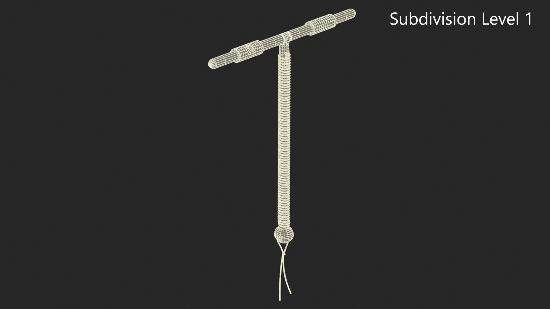 Copper Intrauterine Device T-IUD 3D