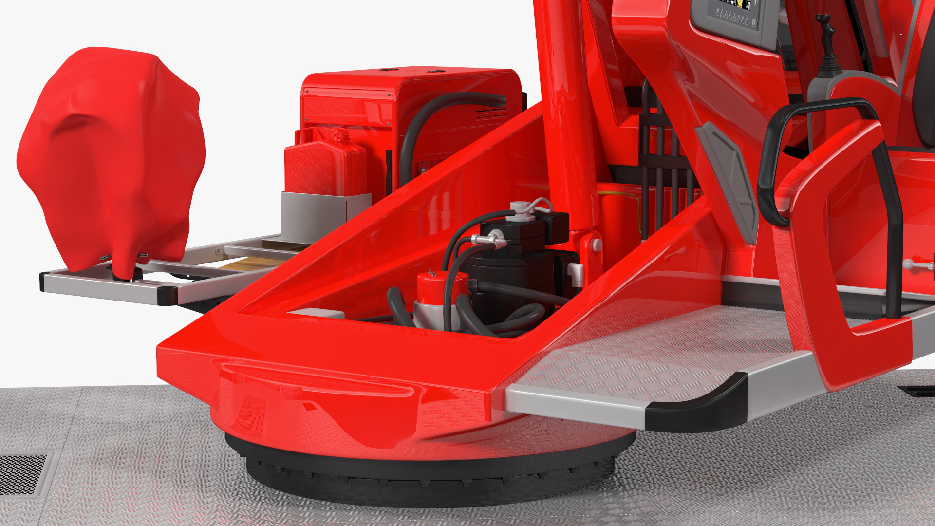 3D model Fire Truck Ready Position