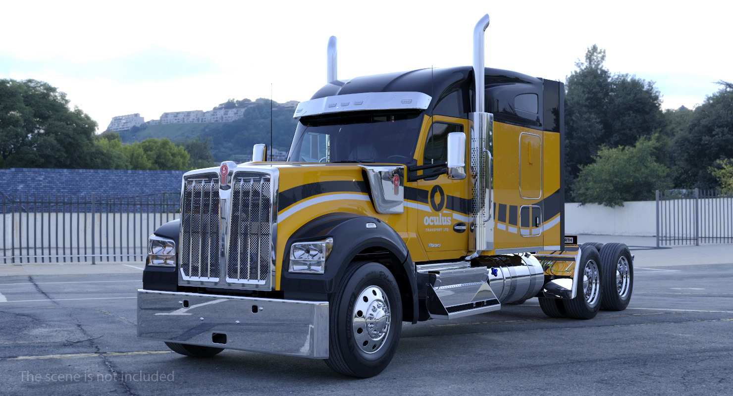 3D Kenworth W990 model