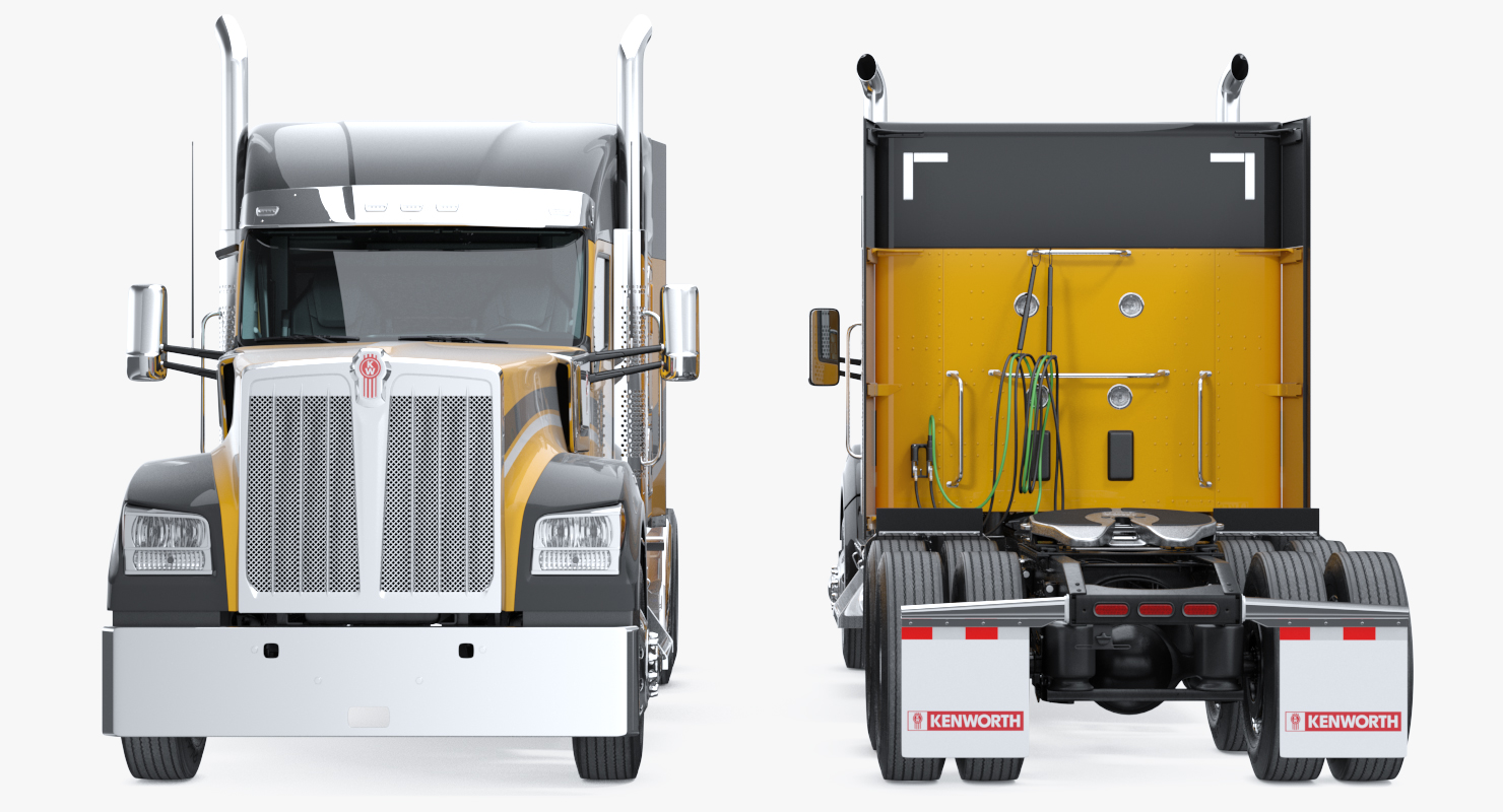 3D Kenworth W990 model