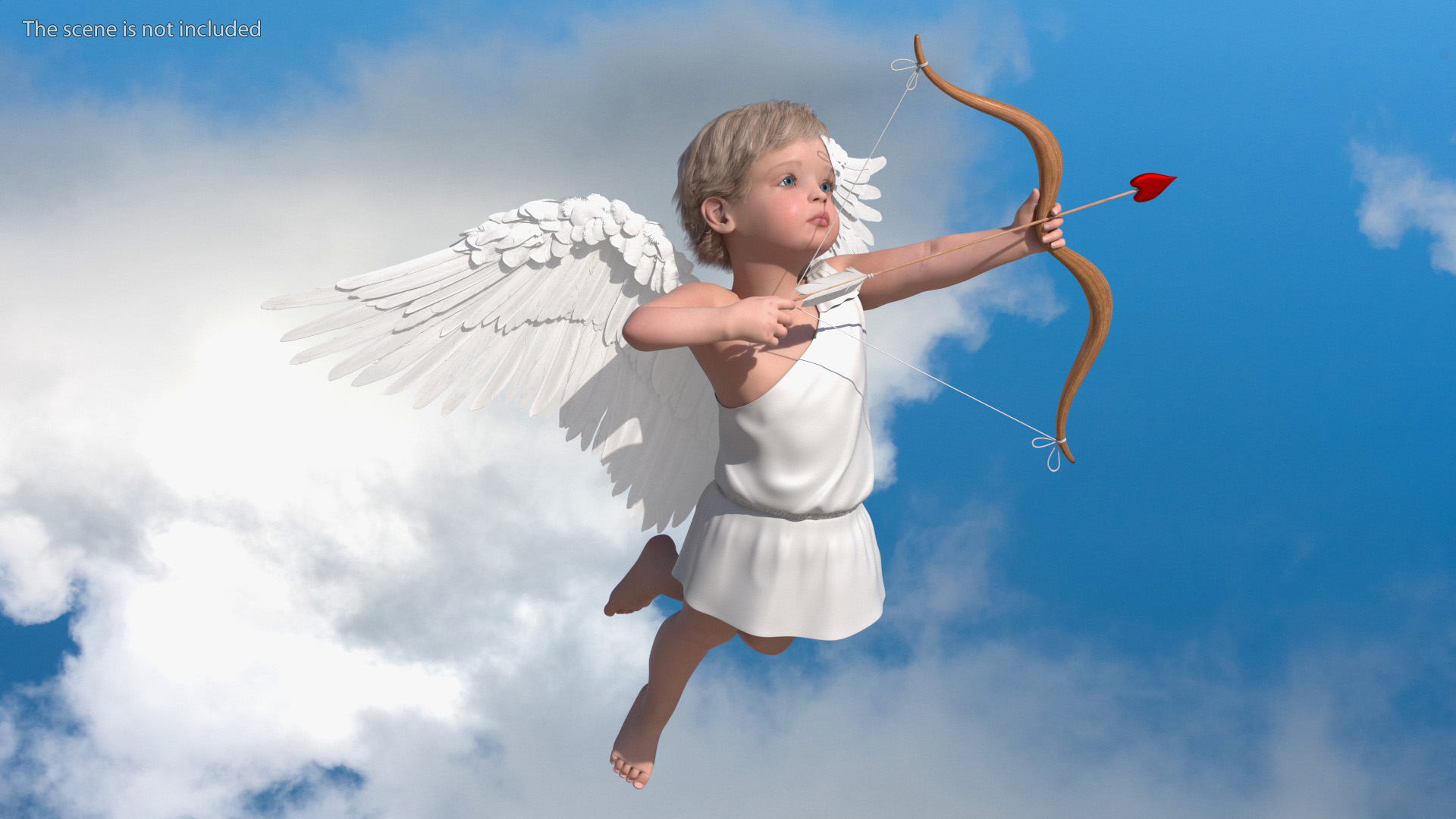 Baby Cupid Rigged 3D