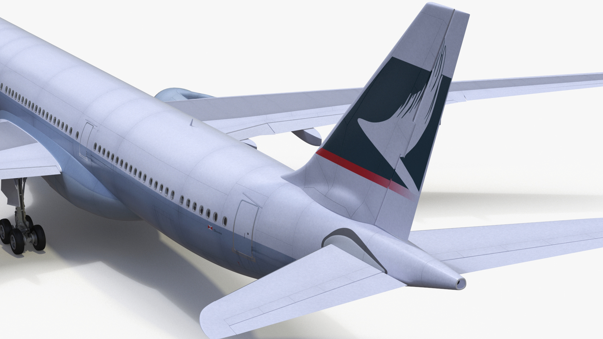 Cathay Pacific Airbus A330-300 Rigged 3D