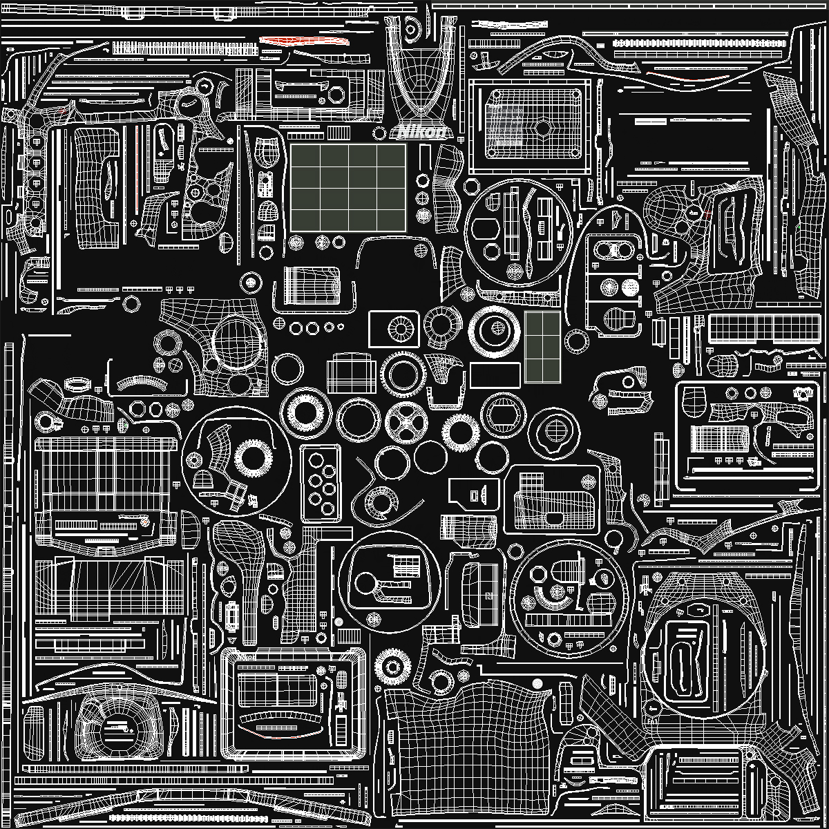 Nikon D500 on Professional Camera Crane 3D model