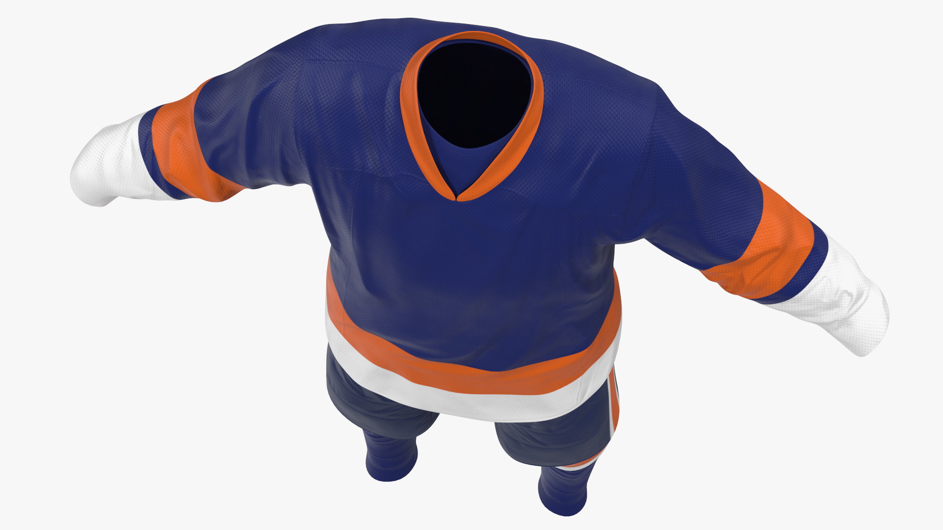 Hockey Clothes Blue 3D model