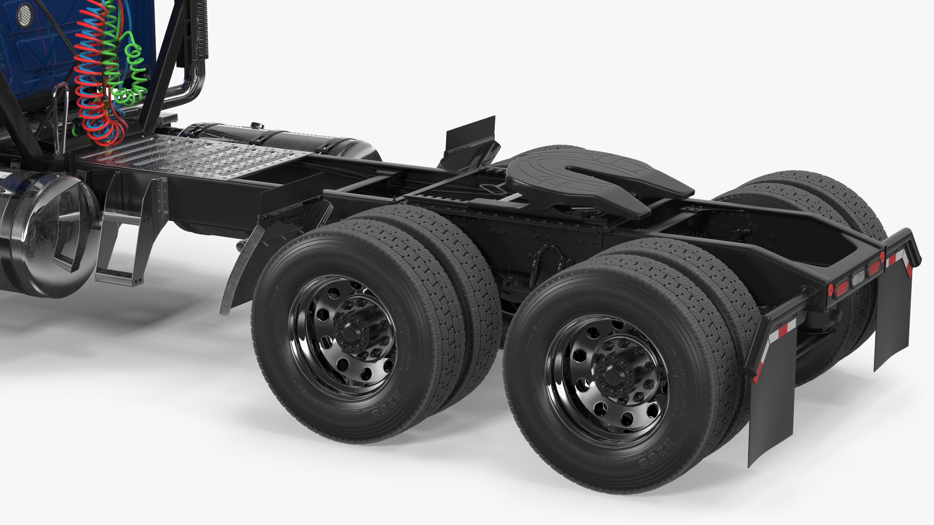 2025 Straight Truck Blue 3D model