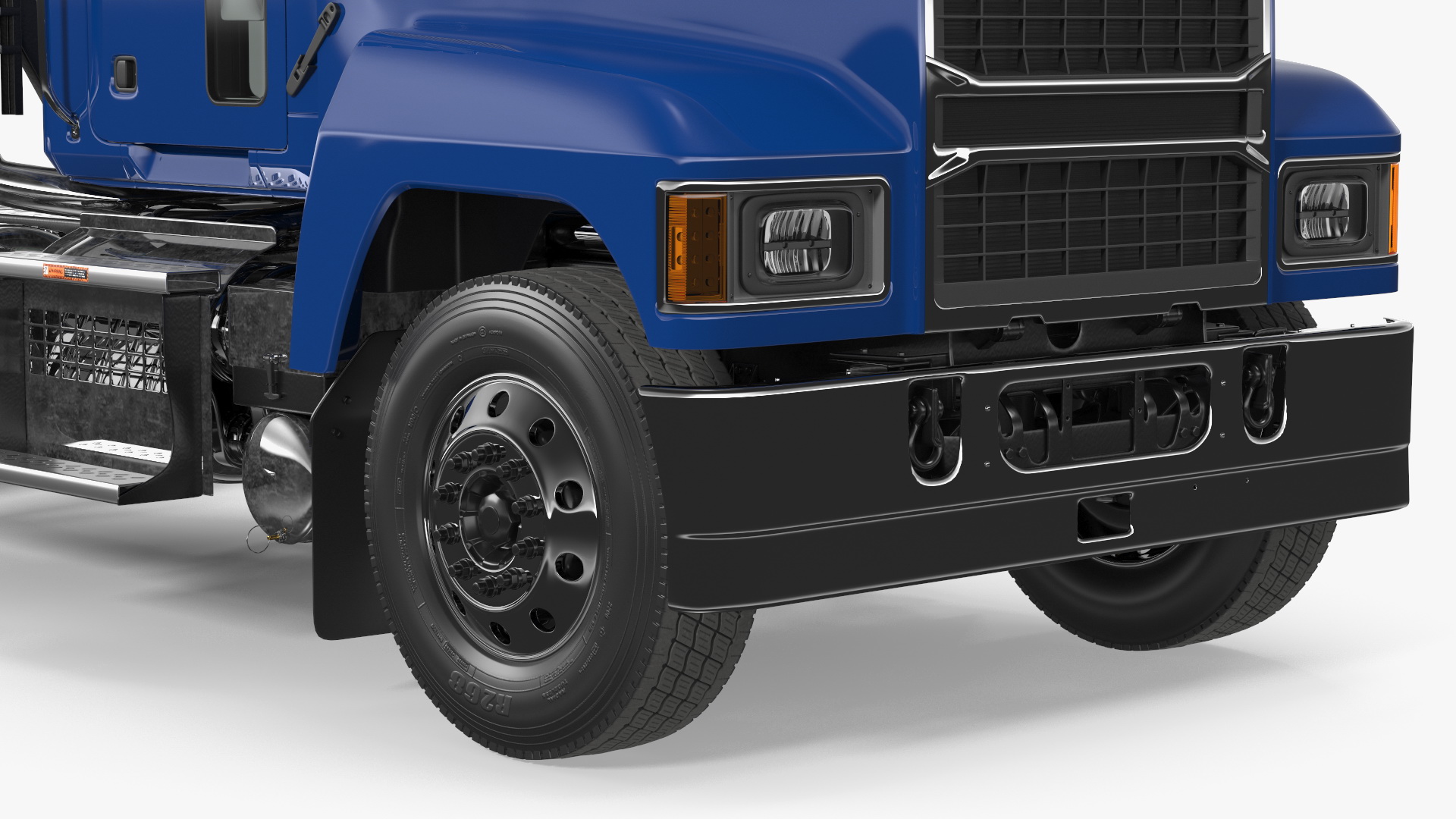 2025 Straight Truck Blue 3D model