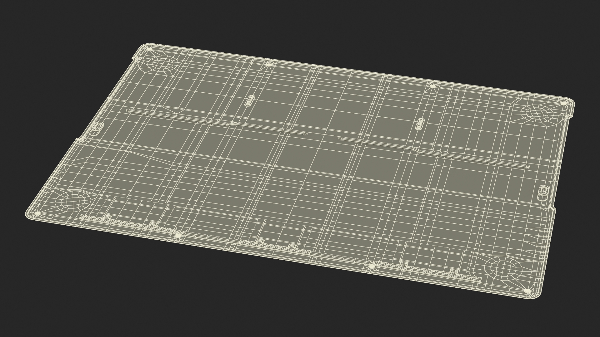 3D model Disassembled Laptop Parts