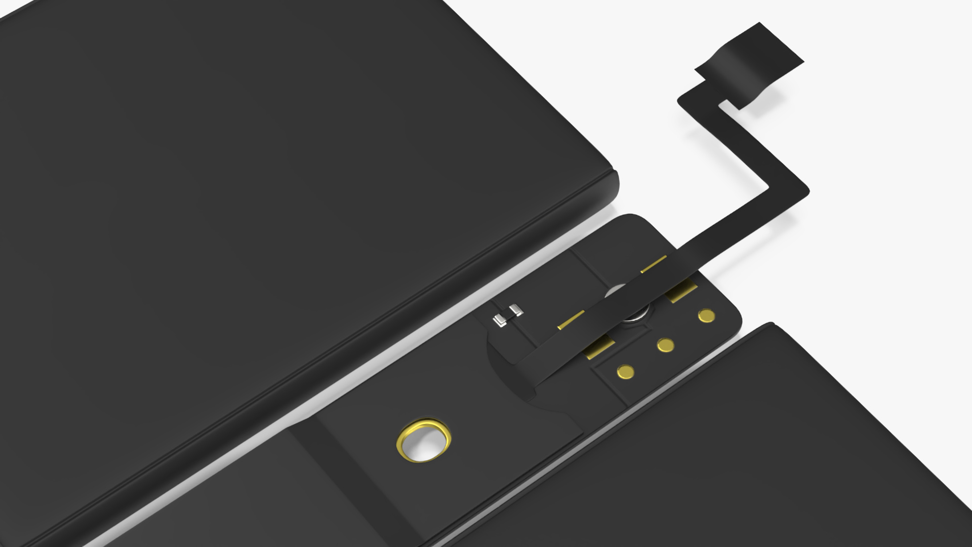 3D model Disassembled Laptop Parts