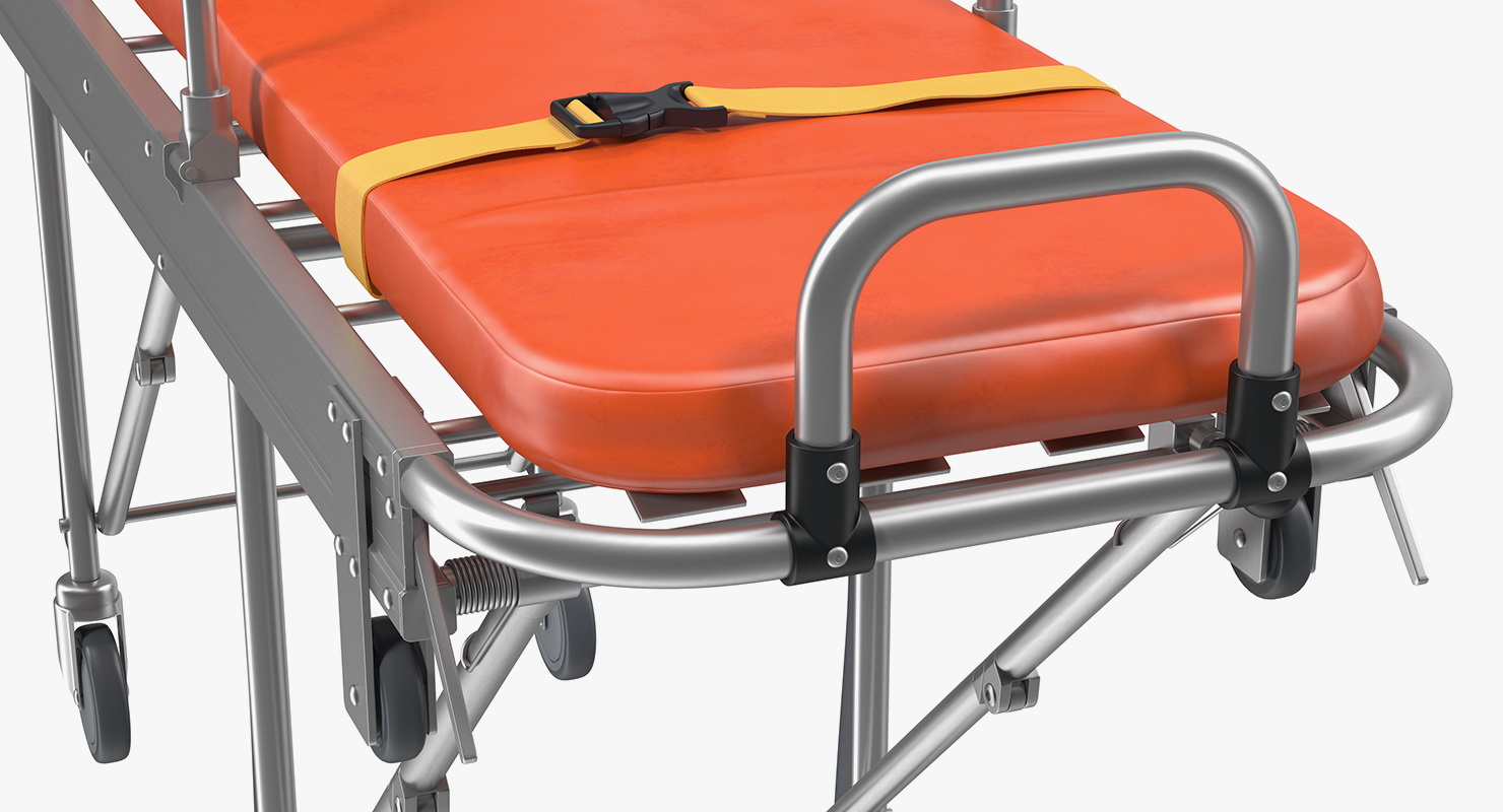 Transport Ambulance Stretcher Trolley 3D