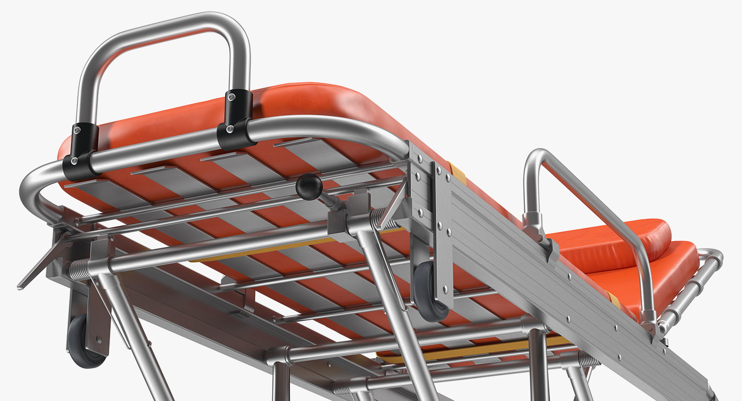 Transport Ambulance Stretcher Trolley 3D